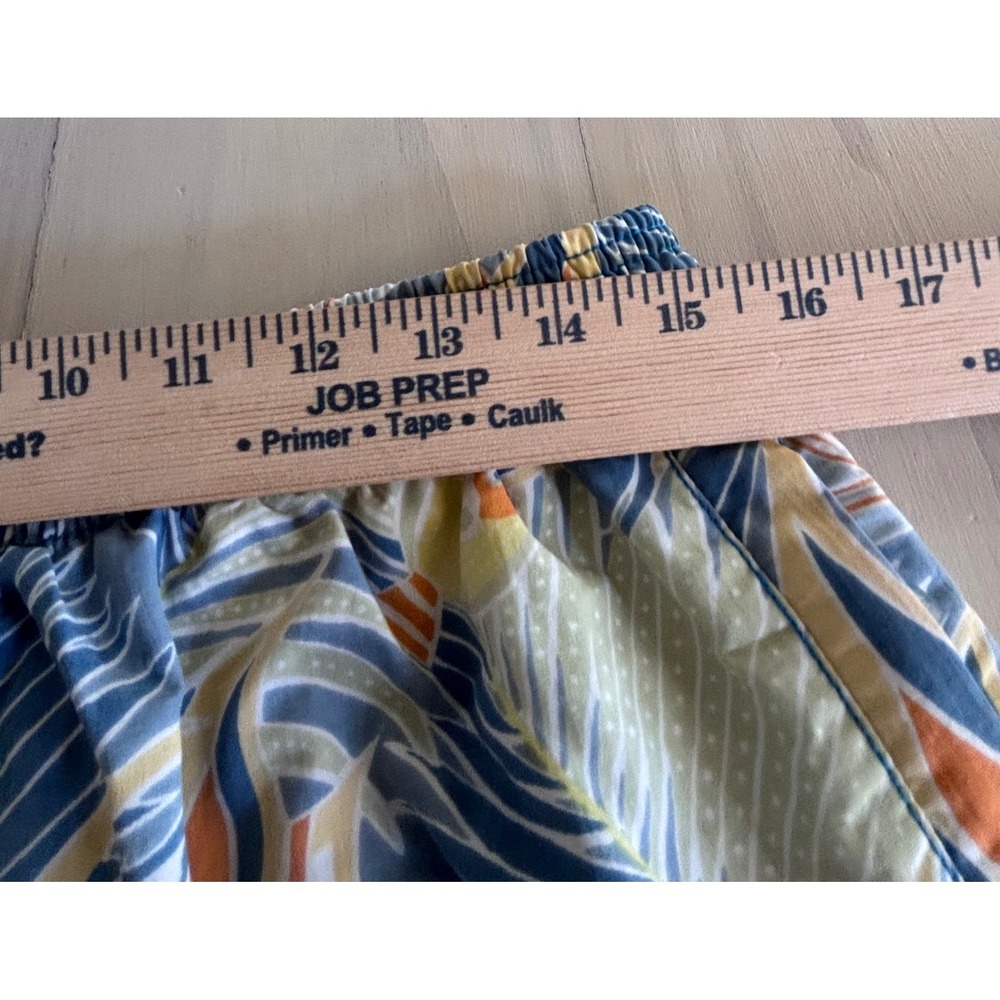 Tori Richard Mens XL Swim Trunks Blue Tropical Fish Mesh Lined Board Shorts 6in - Picture 6 of 12